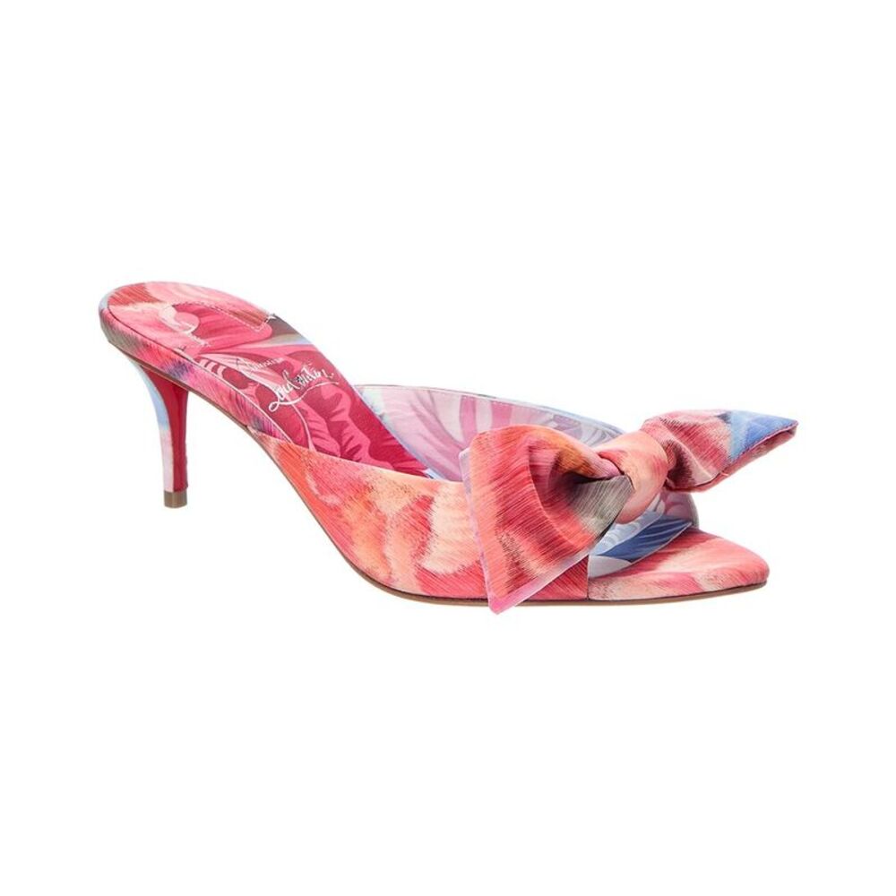 Christian Louboutin Mulazee 60 Canvas Sandal, Pink